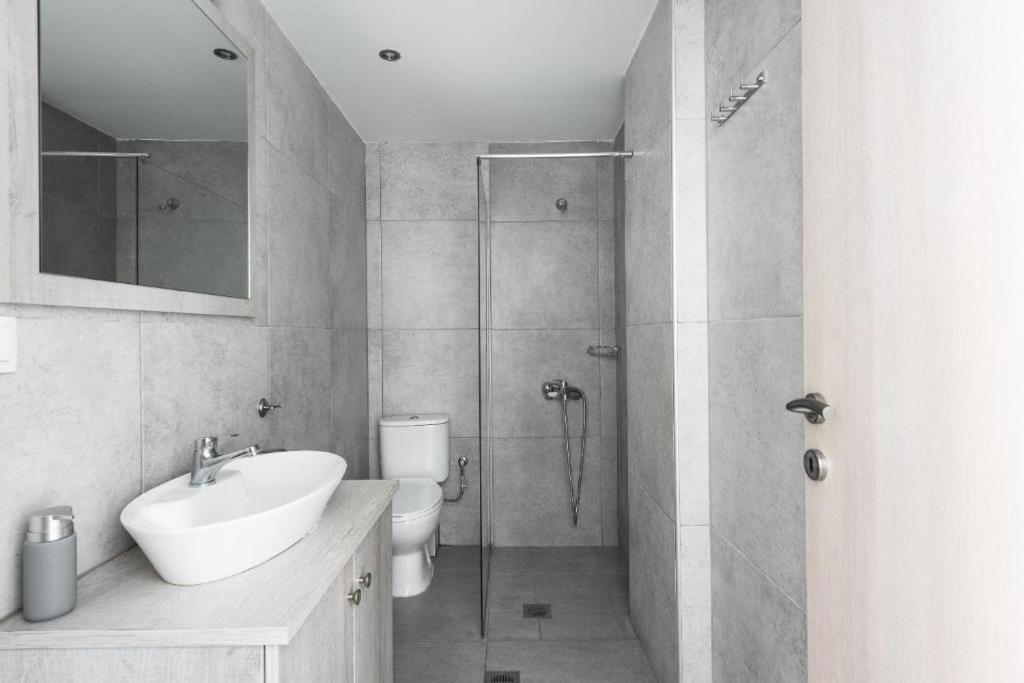 Blue Horizon 3 Apartment Nea Kallikrateia Bagian luar foto