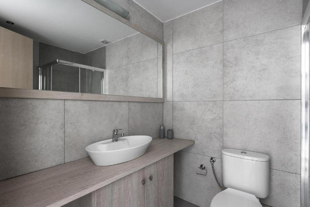Blue Horizon 3 Apartment Nea Kallikrateia Bagian luar foto